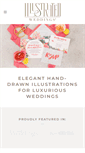 Mobile Screenshot of illustratedweddings.com
